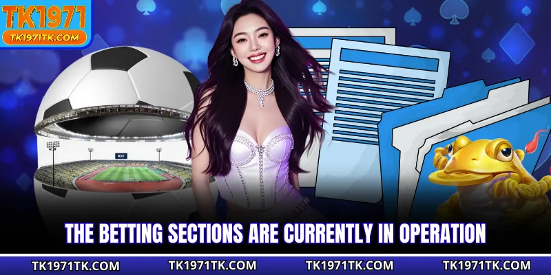 The betting sections are currently in operation