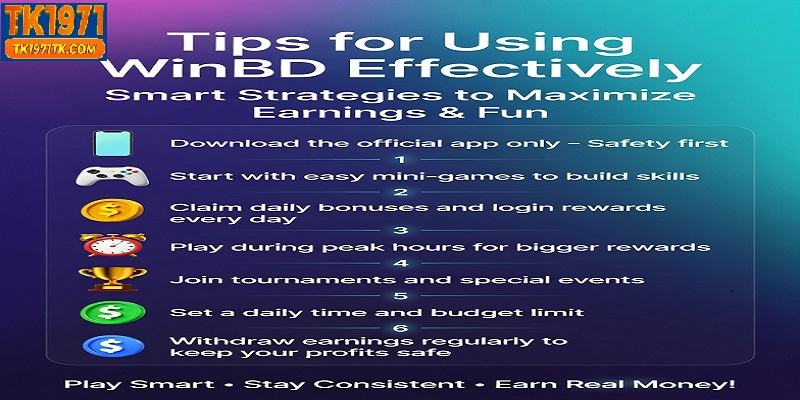 Tips for Using WinBD Effectively