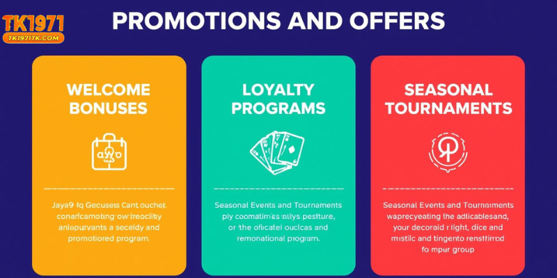 Promotions play a crucial role in attracting and retaining players.