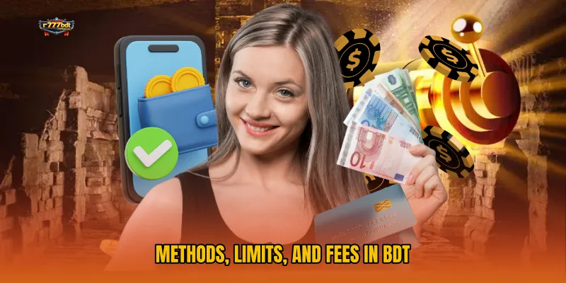 Methods, limits, and fees in BDT