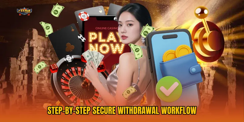 Step-by-step secure withdrawal workflow